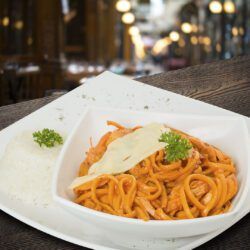 Spaguetty Con Pollo