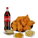 Delicioso combo de Pollo Broaster en Pollos la Riviera